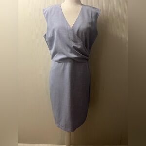 Ann Taylor Light Blue Sleeveless  Dress
